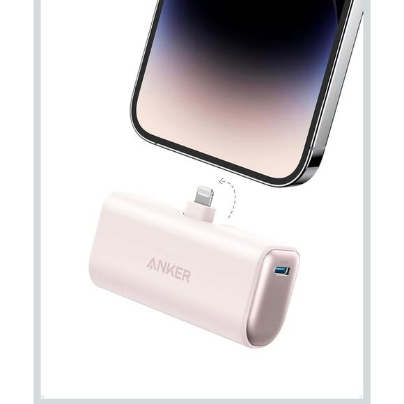MFi Certified Anker Nano Portable Charger Built-In Lightning Connector 5,000mAh - Picture 1 of 5